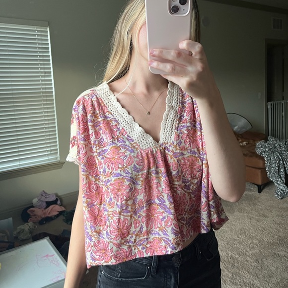 SOLD ON CROSSPOST Free People Leilani Tee in Tea Combo - Picture 6 of 11